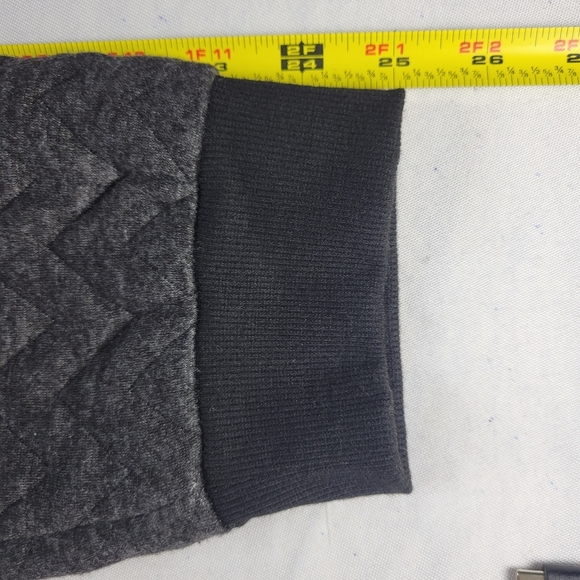 Max Edition Jacket Women Size XL White Gray Black Pockets Quilted Full Zip New - Picture 11 of 12